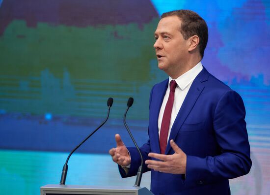 Prime Minister Dmitry Medvedev's working trip to St. Petersburg