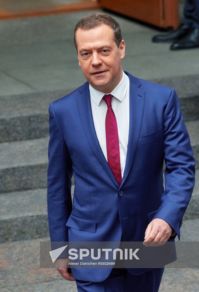 Prime Minister Dmitry Medvedev's working trip to St. Petersburg