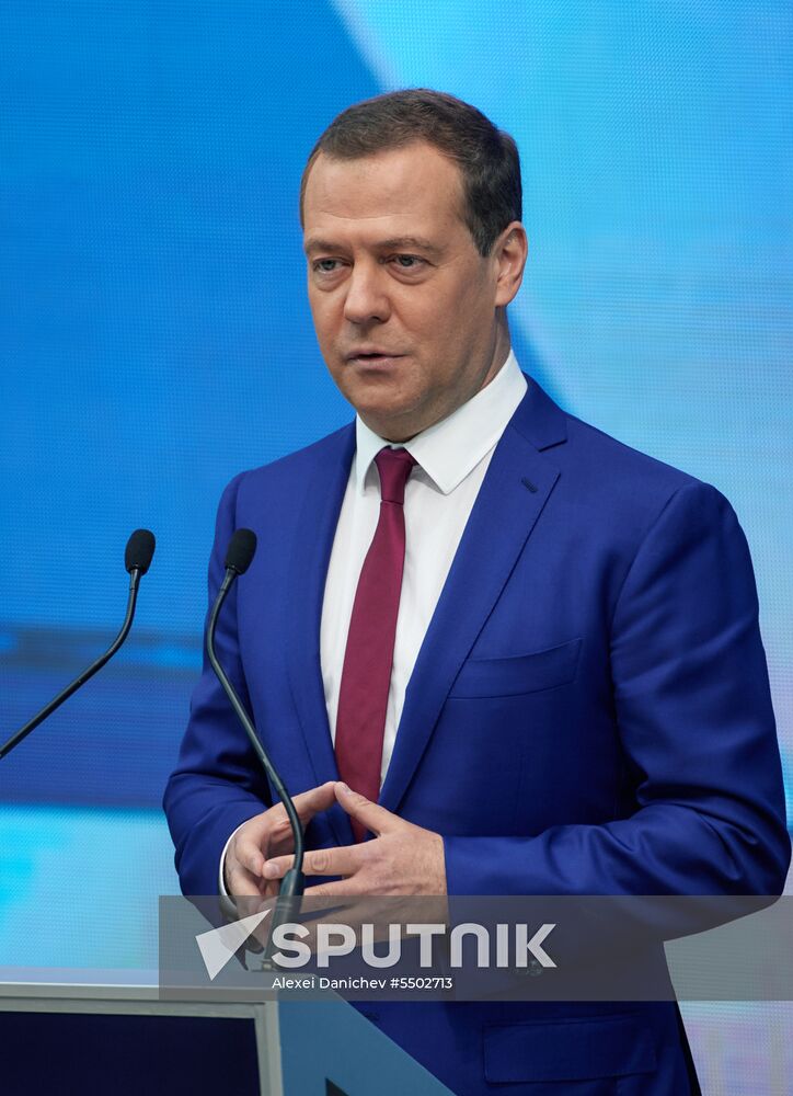 Prime Minister Dmitry Medvedev's working trip to St. Petersburg