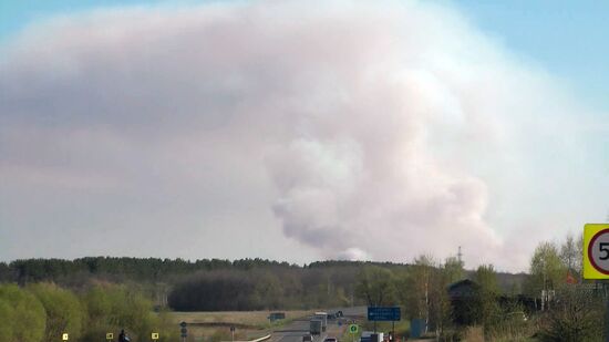 Munitions explosions in Udmurtia