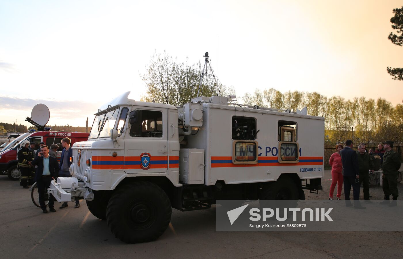 Munitions explosions in Udmurtia