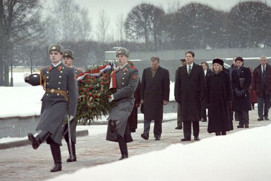 US Vice President Albert Gore's visit to Russia