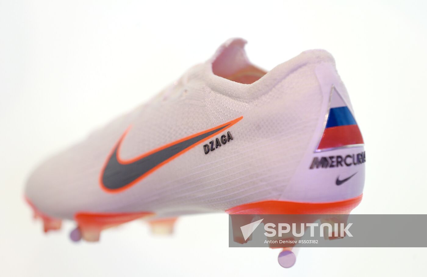 Russian national football team presents new football boots
