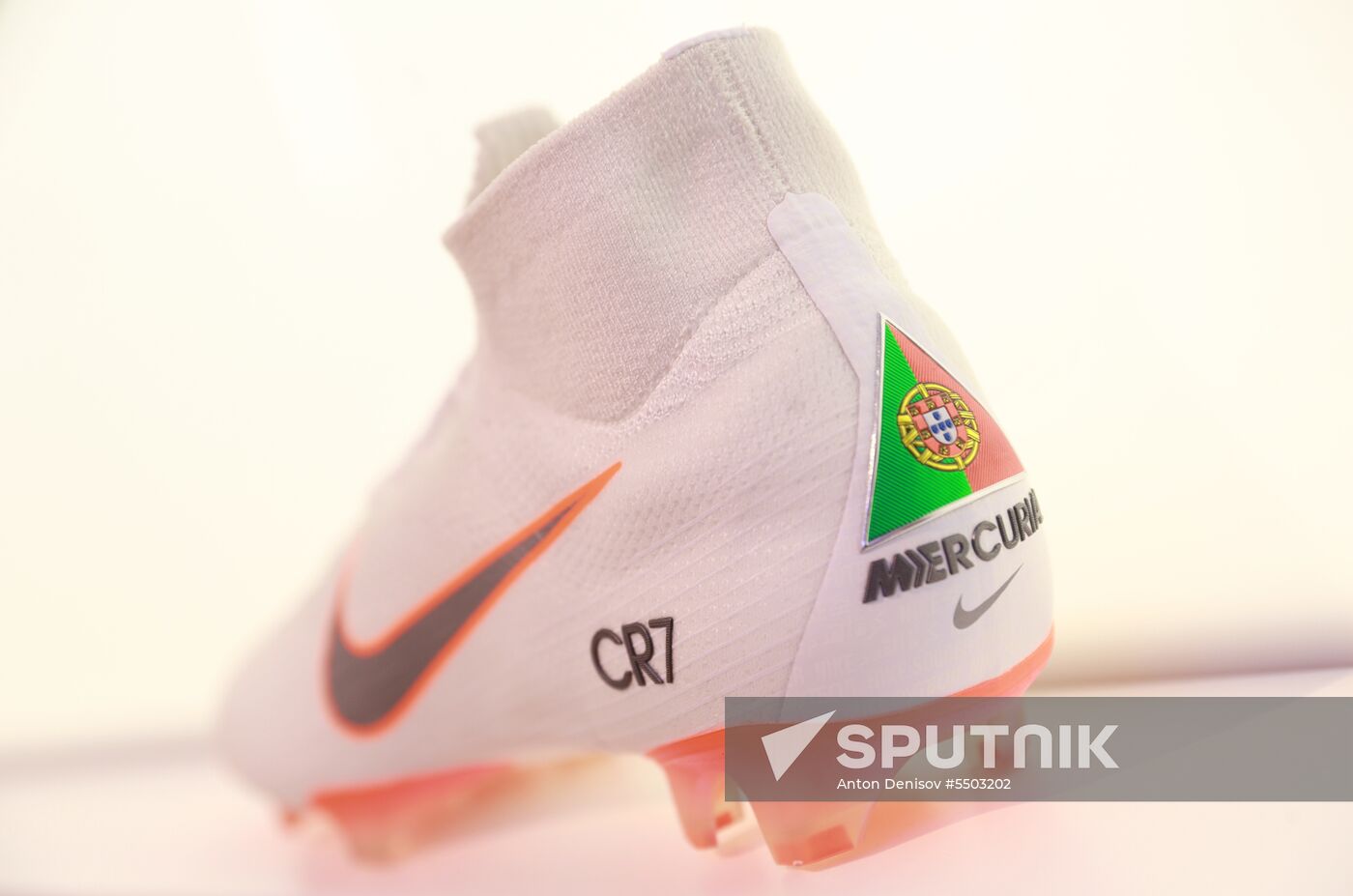 Russian national football team presents new football boots