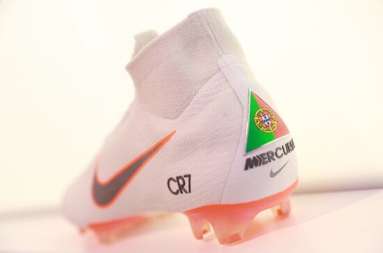 Russian national football team presents new football boots