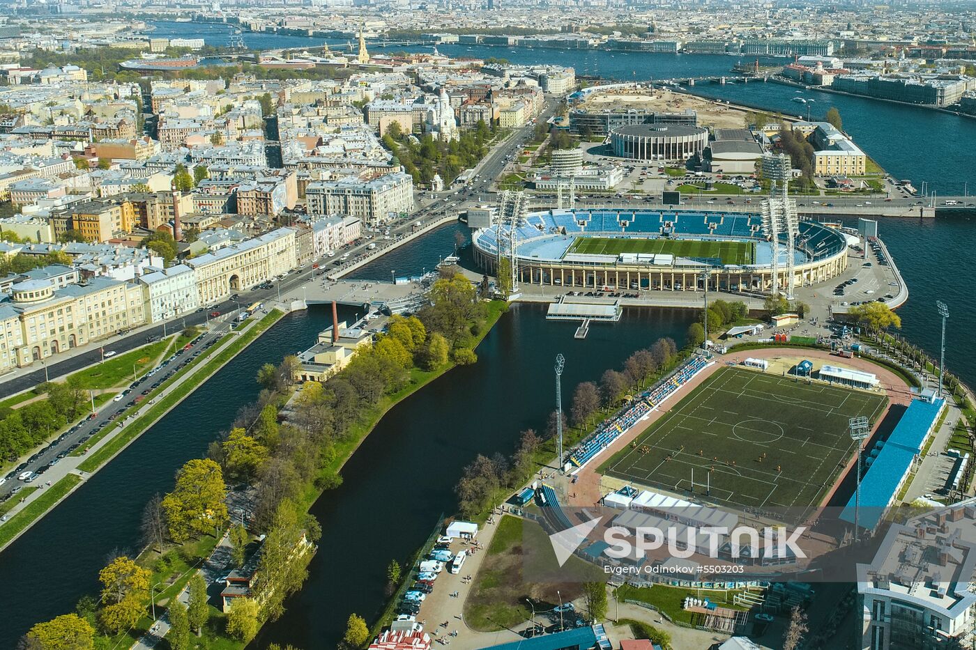 Petrovsky Stadium in St. Petersburg