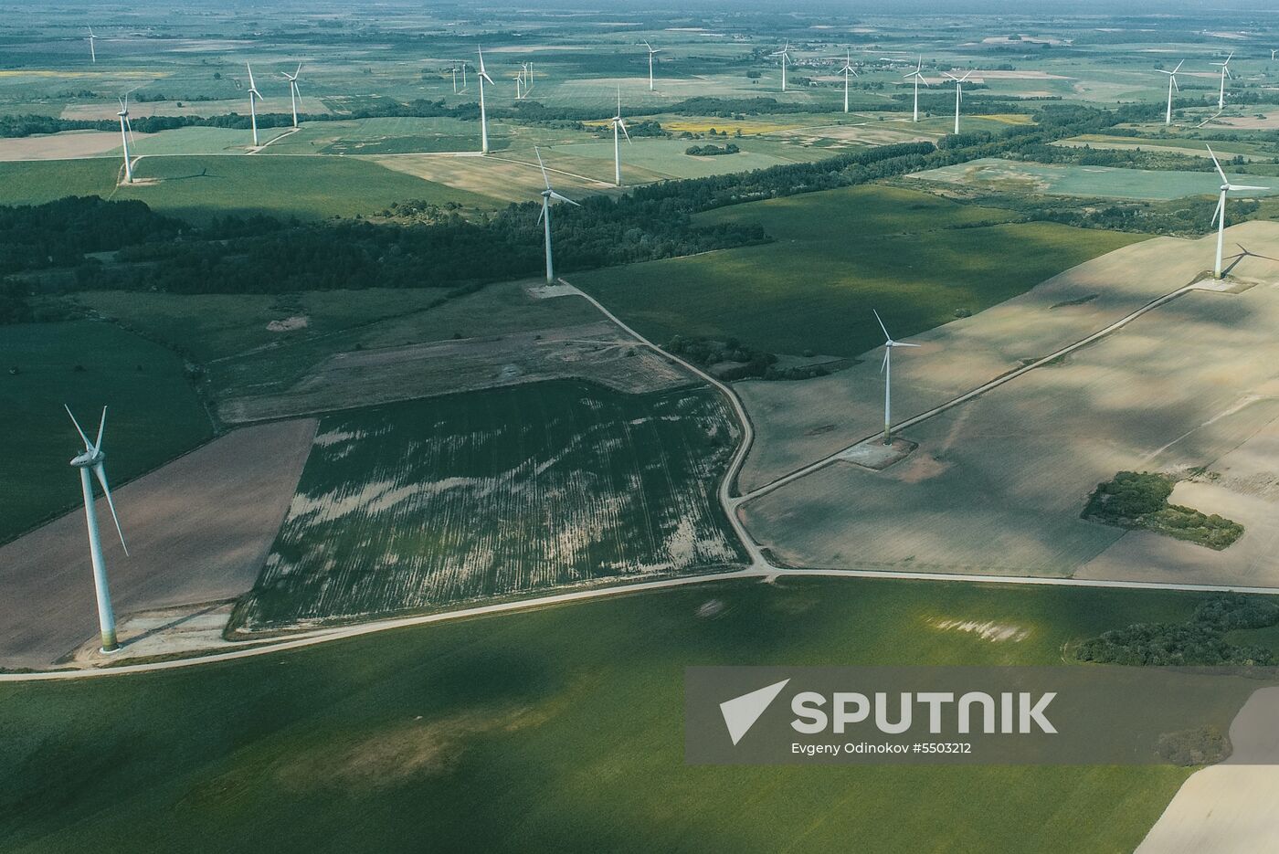 Wind farm in Lithuania