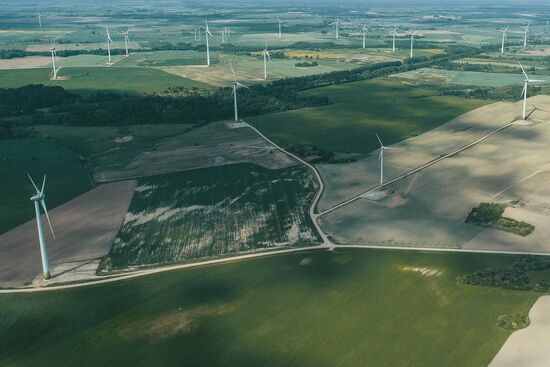 Wind farm in Lithuania
