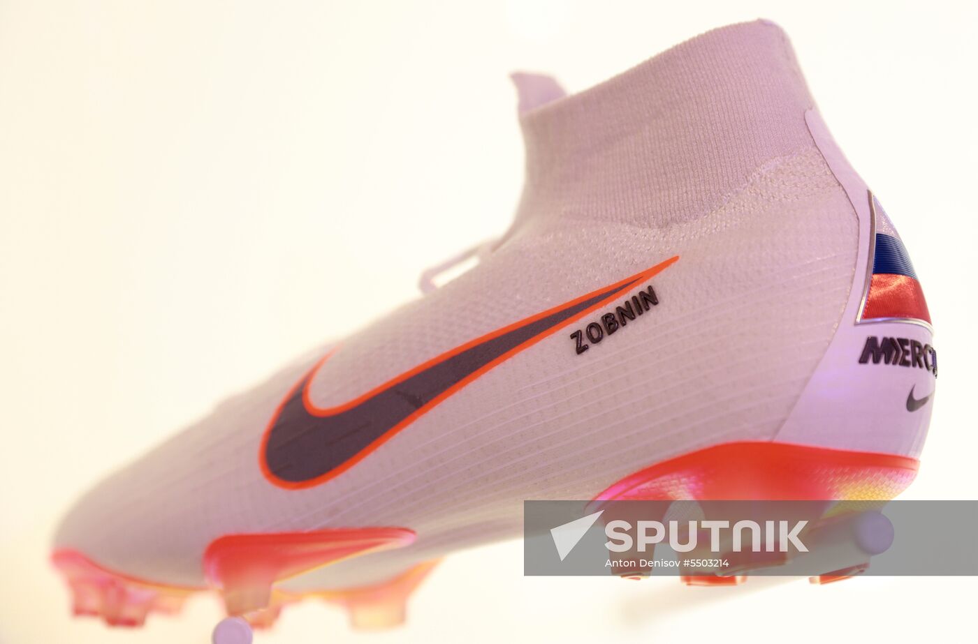 Russian national football team presents new football boots