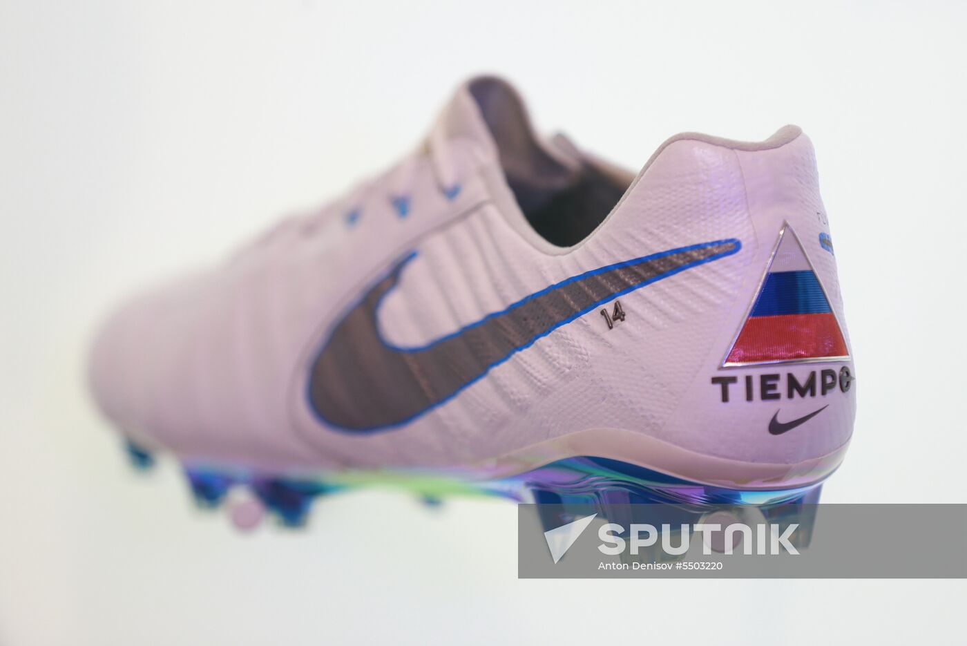 Russian national football team presents new football boots