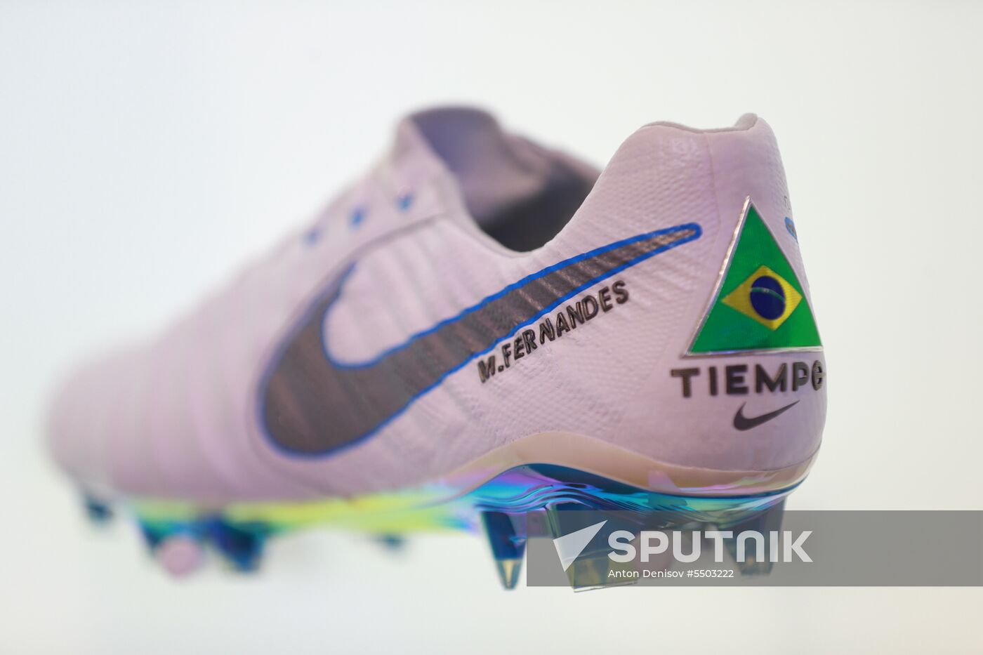 Russian national football team presents new football boots