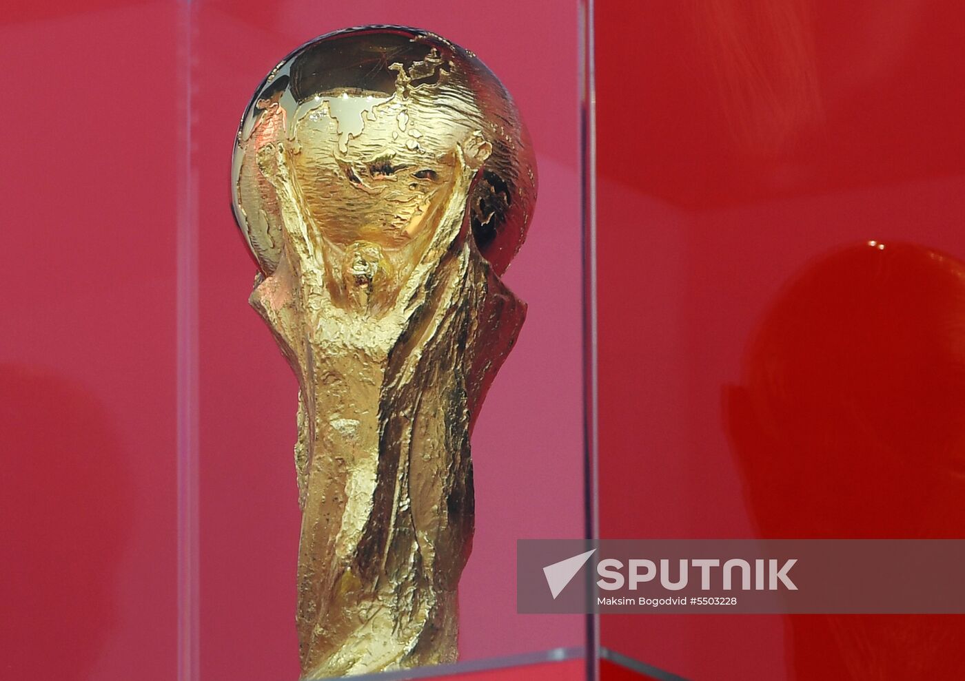 2018 FIFA World Cup trophy presented in Kazan