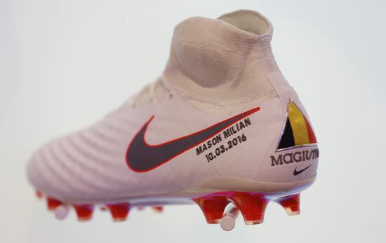 Russian national football team presents new football boots