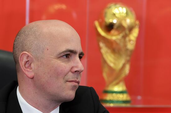 2018 FIFA World Cup trophy presented in Kazan