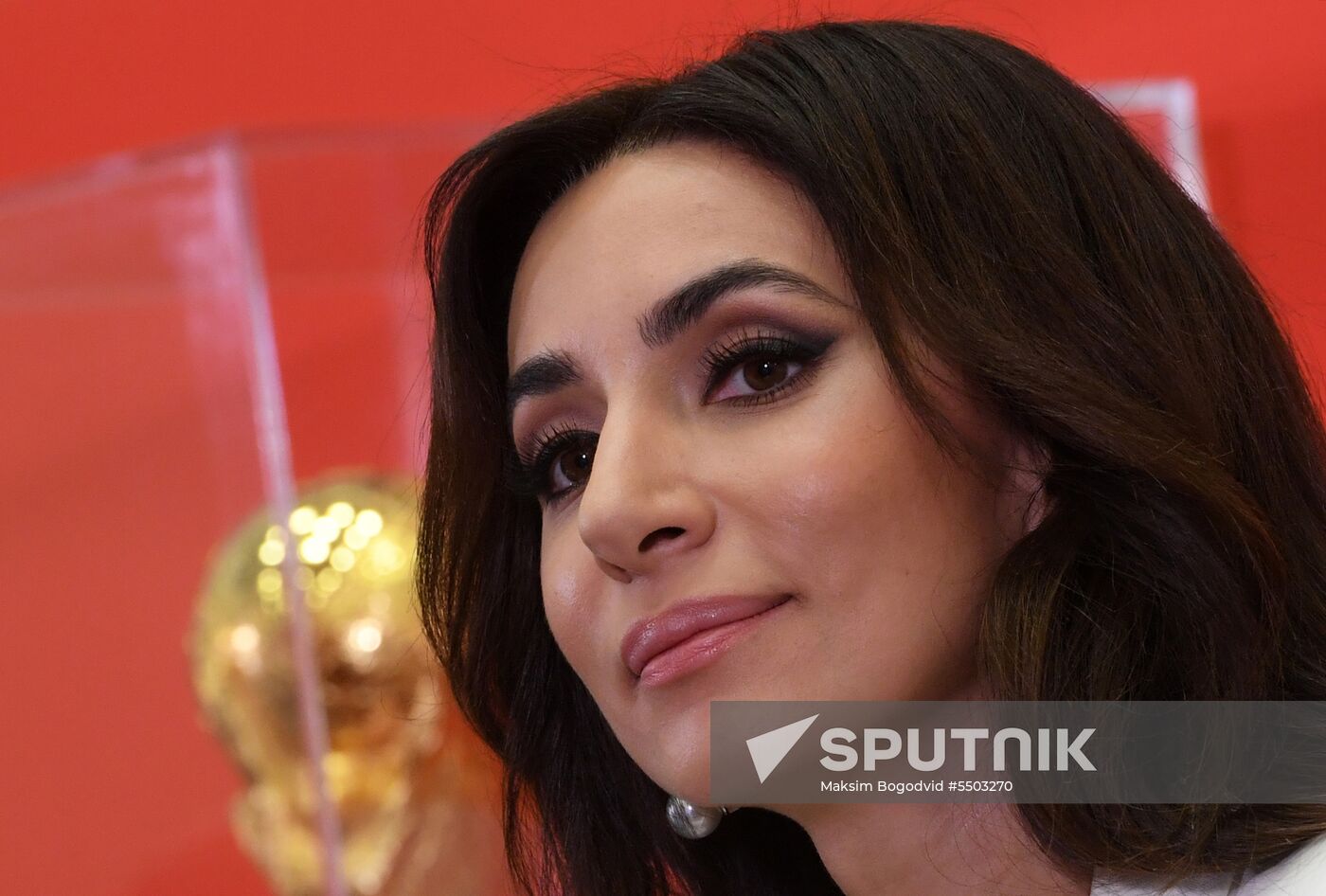 2018 FIFA World Cup trophy presented in Kazan