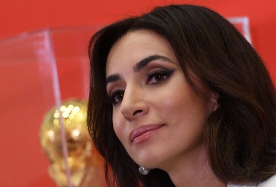 2018 FIFA World Cup trophy presented in Kazan