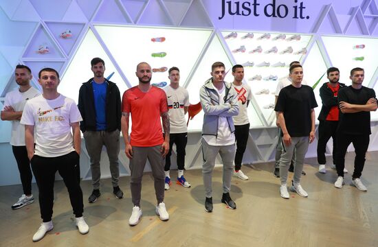 Russian national football team presents new football boots