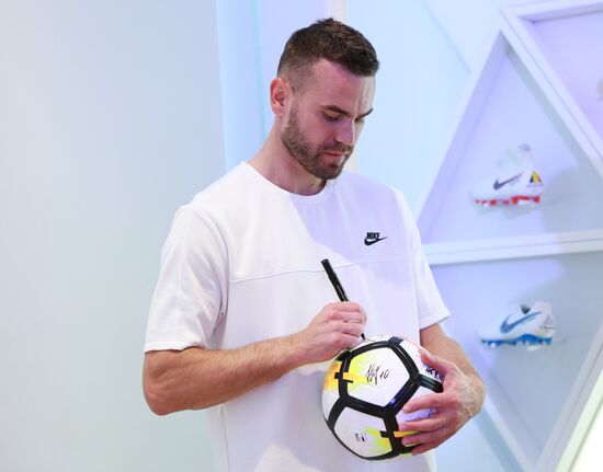 Russian national football team presents new football boots