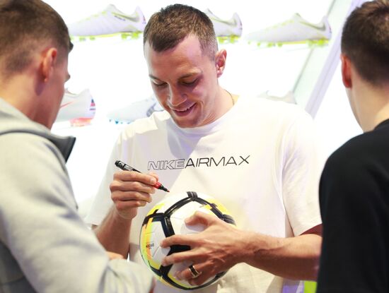 Russian national football team presents new football boots