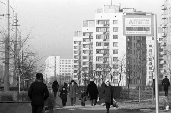 Budapest Street in Leningrad