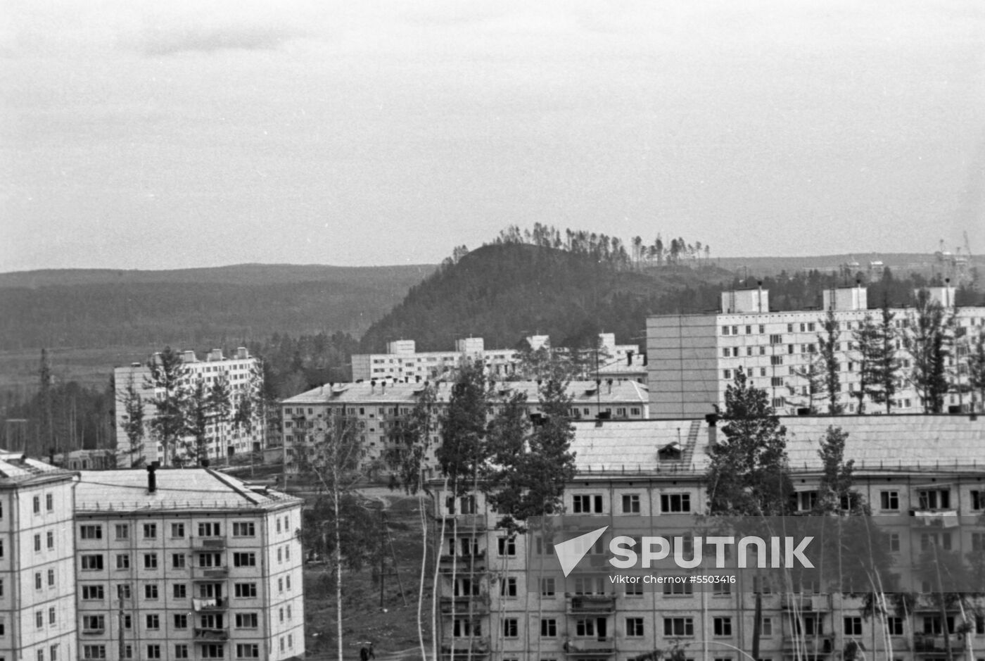 New city of Ust-Ilimsk in Irkutsk Region