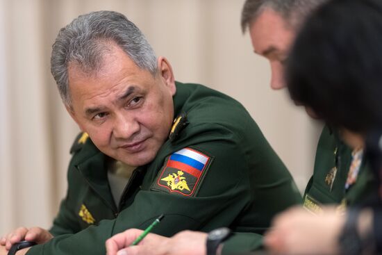 President Vladimir Putin holds meeting with officials of Defense Ministry and defense industry