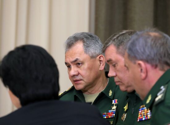 President Vladimir Putin holds meeting with officials of Defense Ministry and defense industry