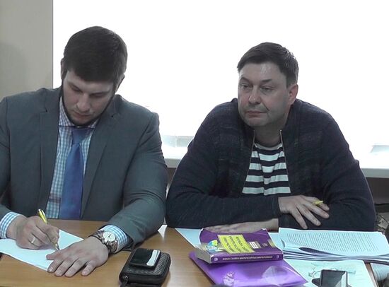 Court in Kherson arrests journalist Kirill Vyshinsky