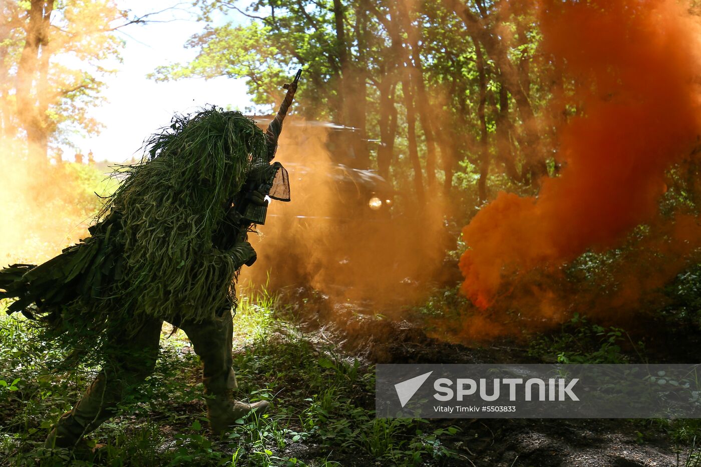 Tactical special exercises in Krasnodar Territory