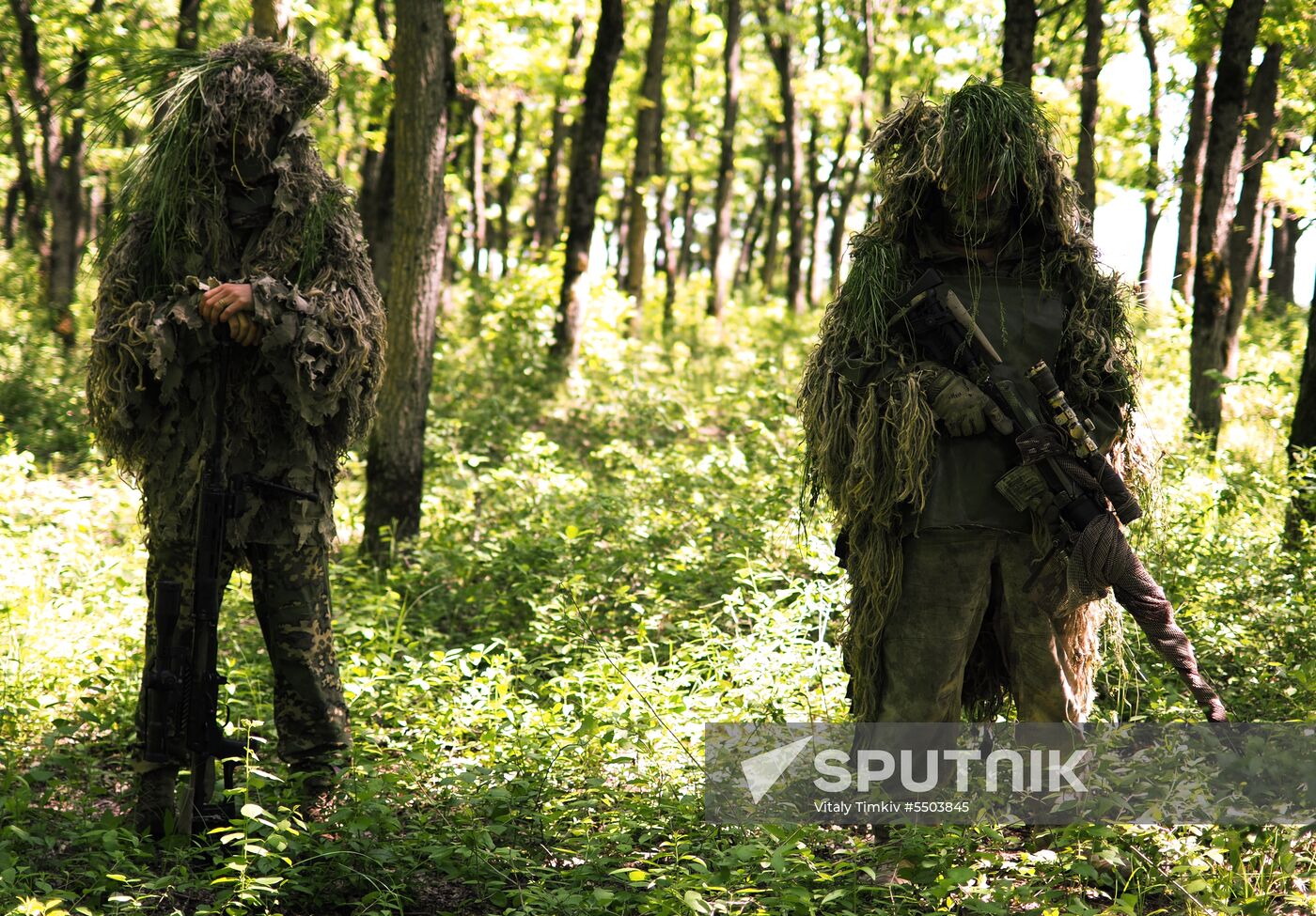 Tactical special exercises in Krasnodar Territory