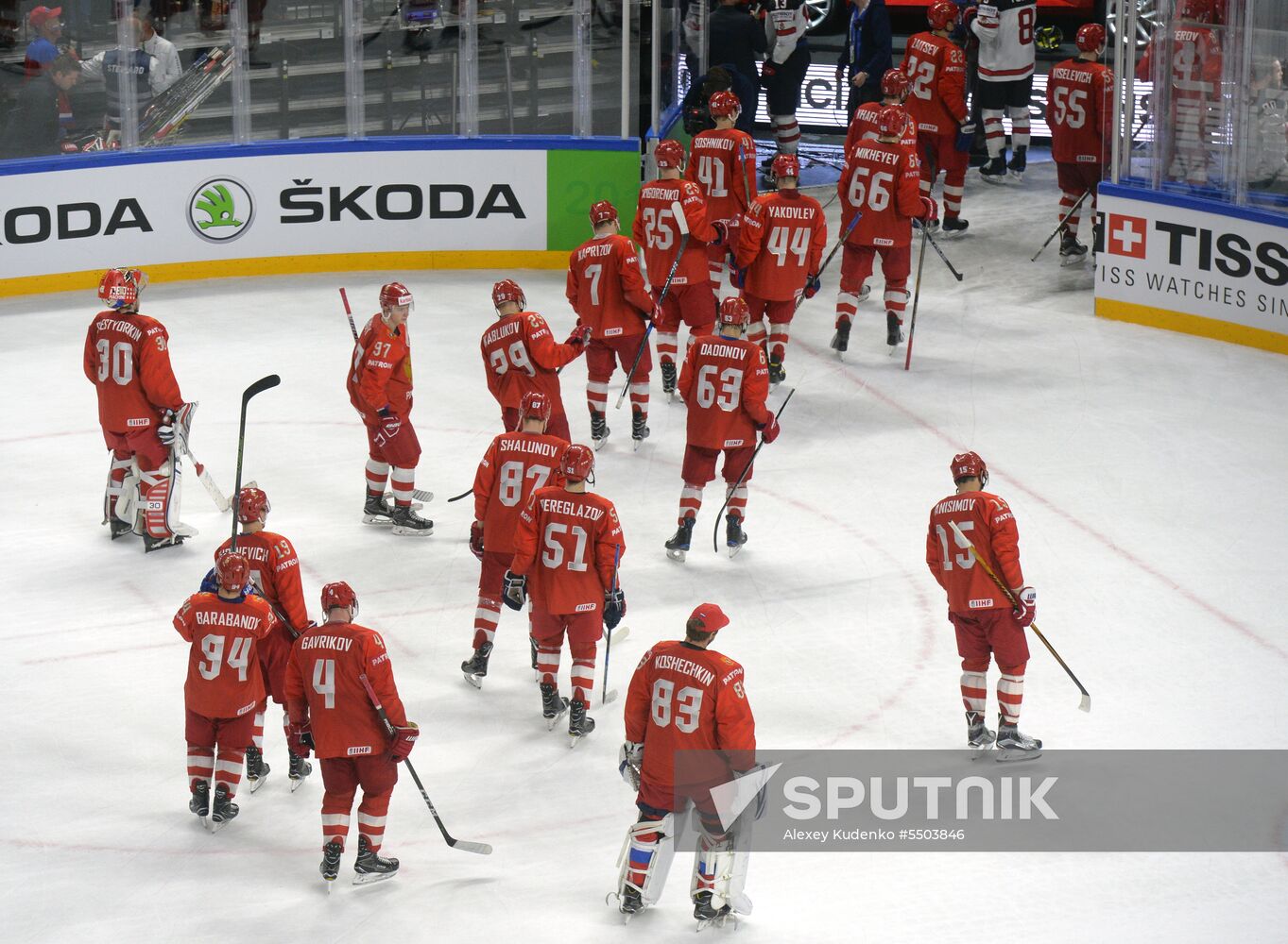 Ice hockey. IIHF World Championships. Russia vs. Canada