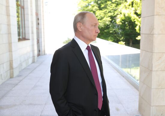 President Vladimir Putin meets with President of Syria Bashar al-Assad in Sochi