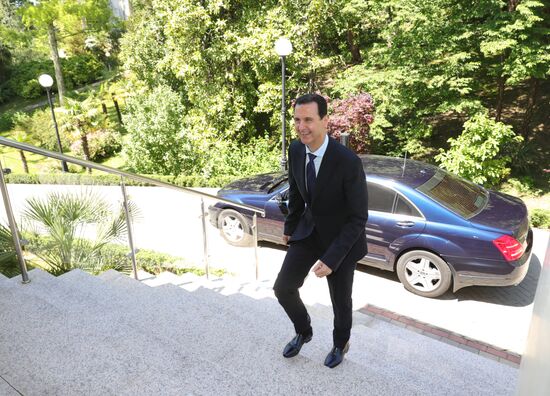 President Vladimir Putin meets with President of Syria Bashar al-Assad in Sochi