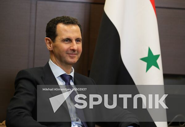 President Vladimir Putin meets with President of Syria Bashar al-Assad in Sochi
