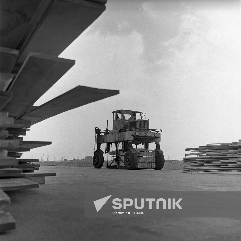 Leningrad commercial seaport