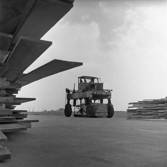 Leningrad commercial seaport
