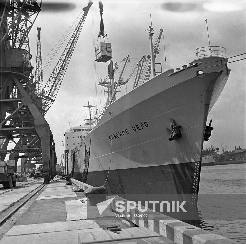 Leningrad commercial seaport