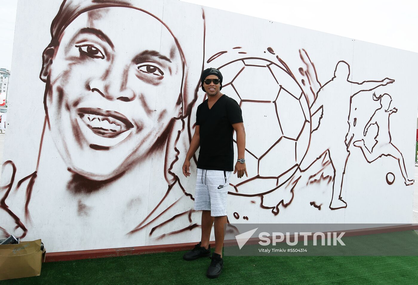 Ronaldinho visits Krasnodar