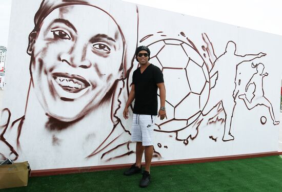 Ronaldinho visits Krasnodar