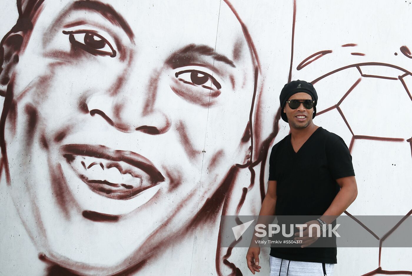 Ronaldinho visits Krasnodar