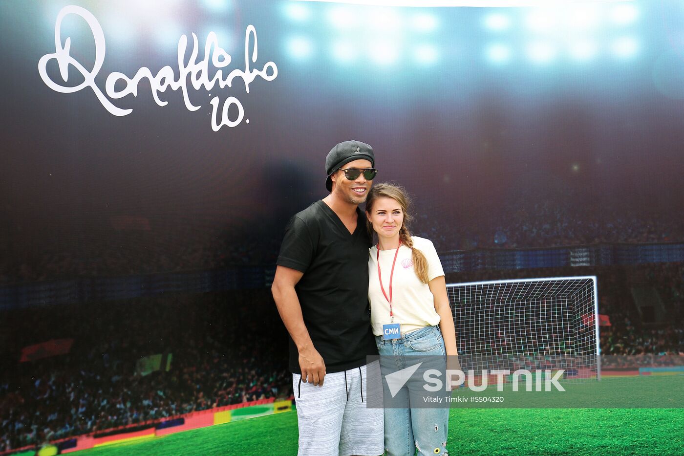 Ronaldinho visits Krasnodar