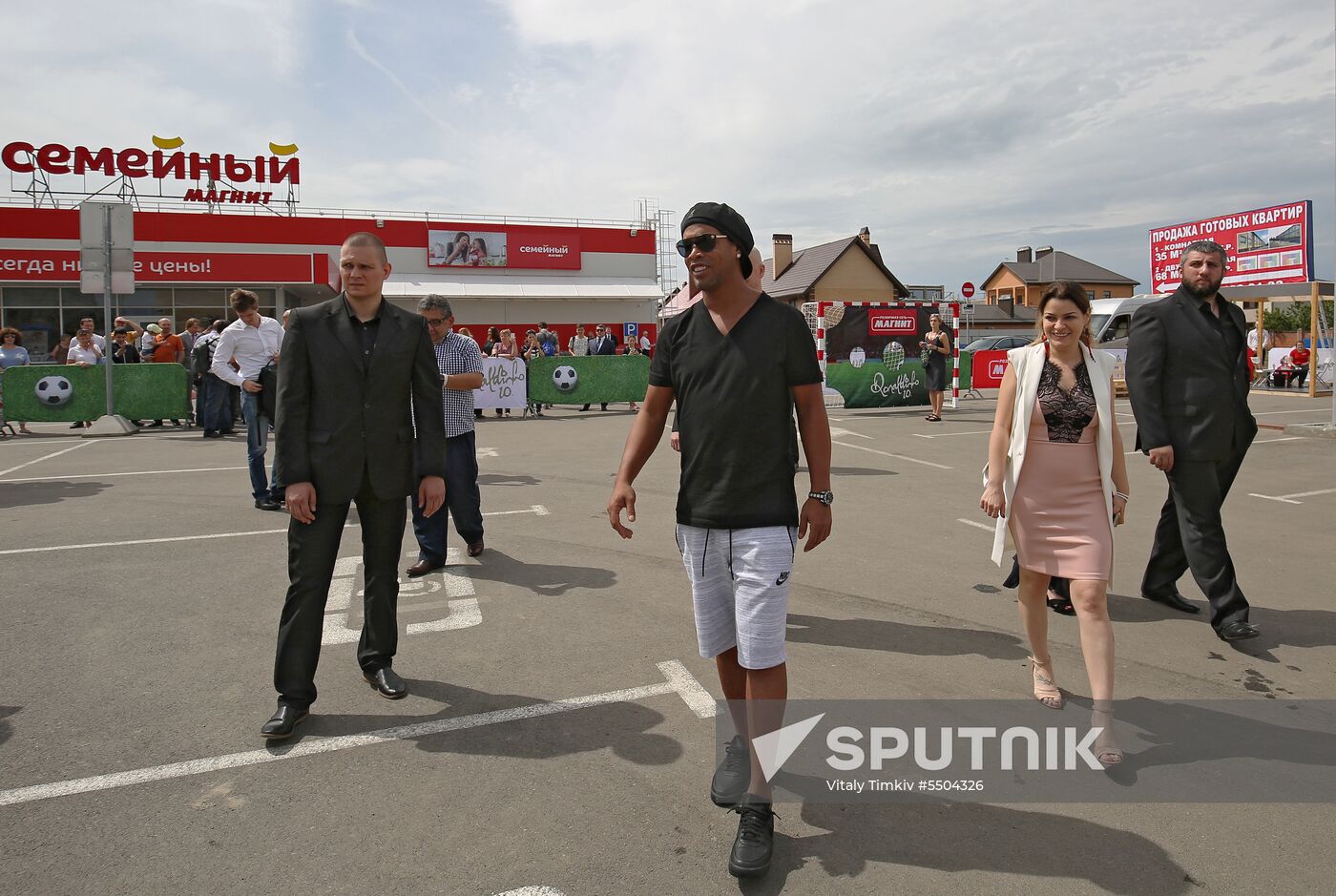 Ronaldinho visits Krasnodar