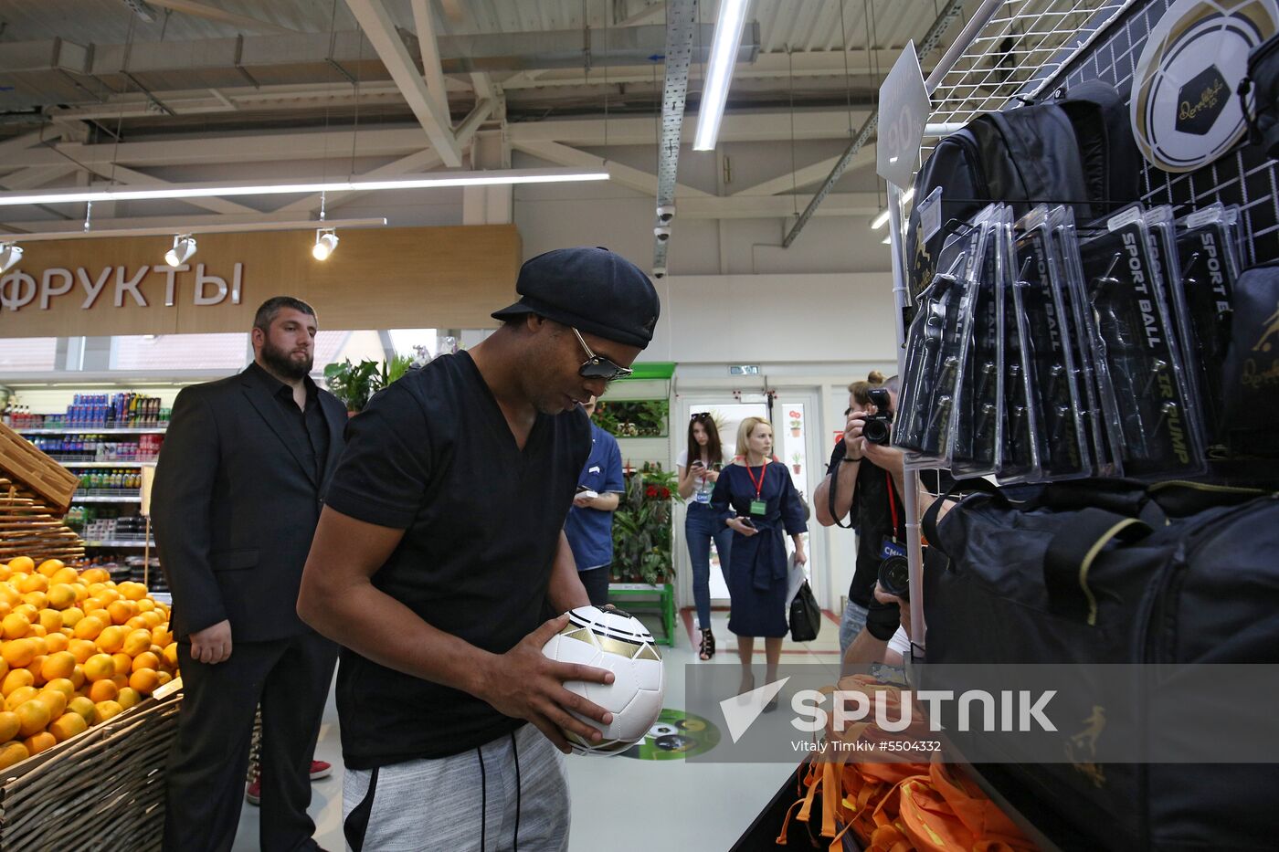 Ronaldinho visits Krasnodar