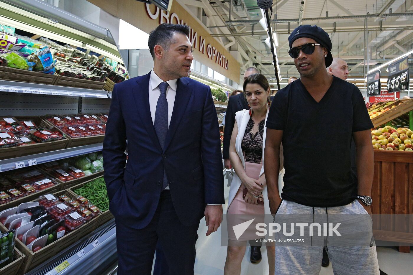 Ronaldinho visits Krasnodar