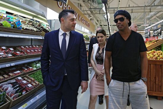 Ronaldinho visits Krasnodar