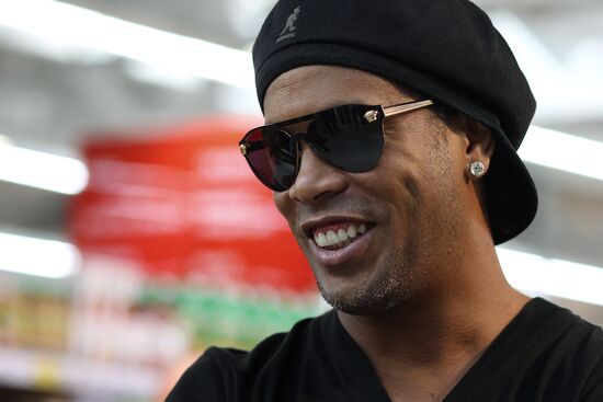 Ronaldinho visits Krasnodar