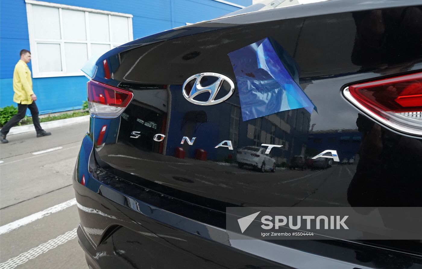 Hyundai Sonata car production in Kaliningrad