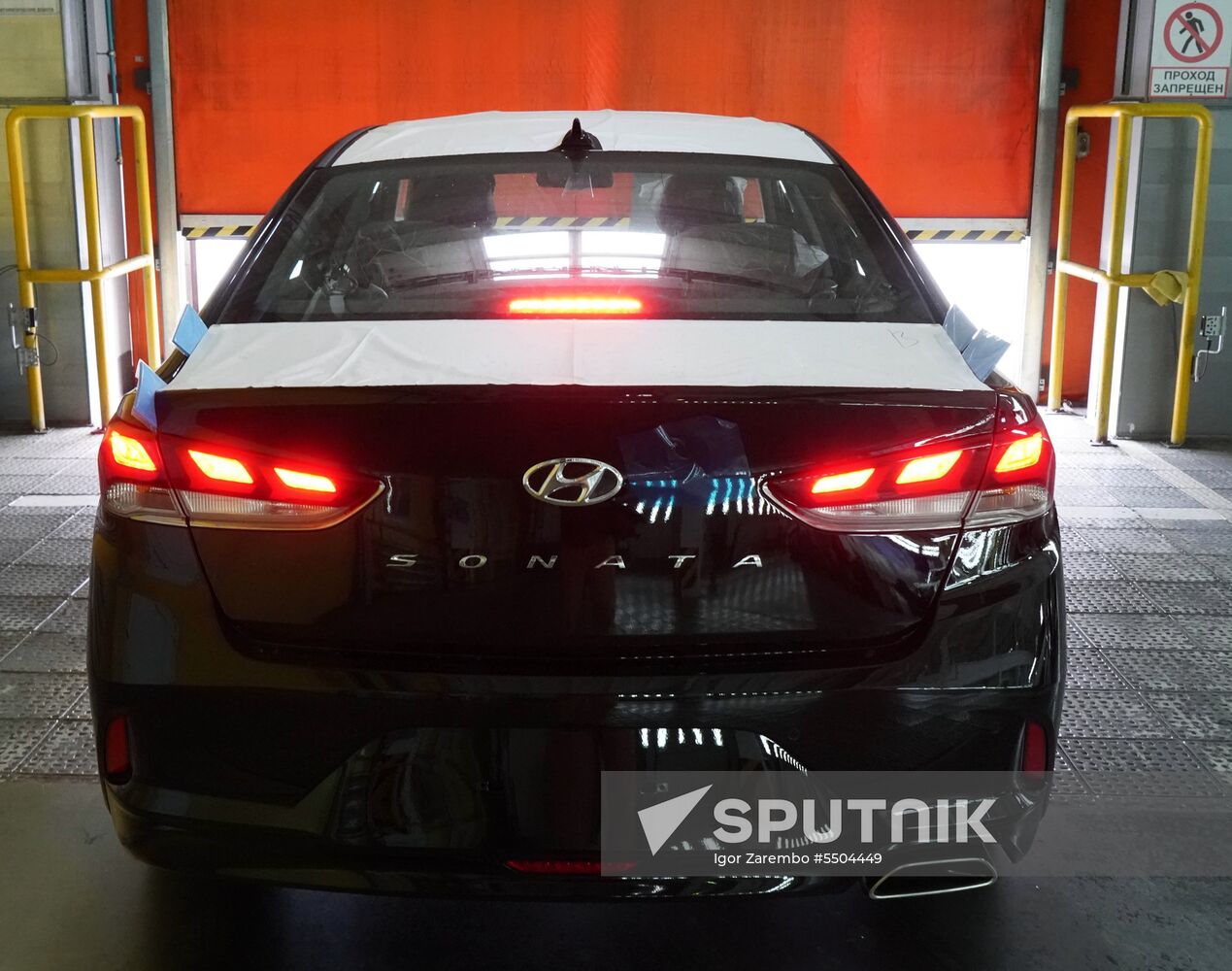 Hyundai Sonata car production in Kaliningrad