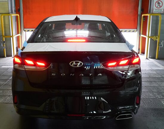 Hyundai Sonata car production in Kaliningrad