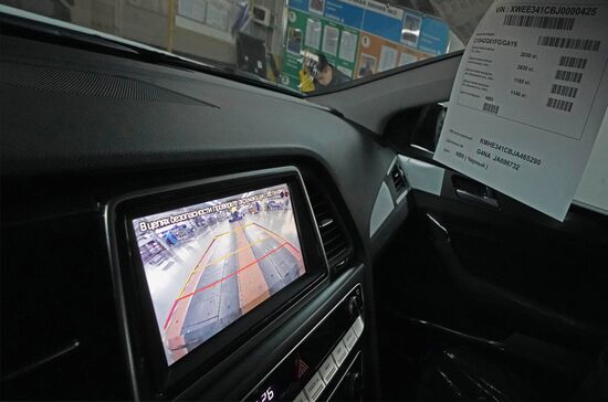 Hyundai Sonata car production in Kaliningrad